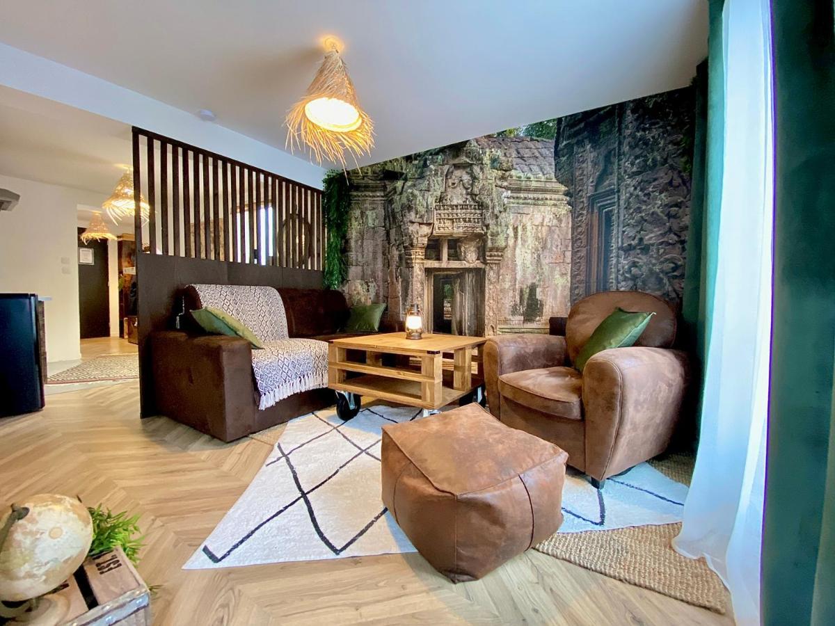 L'Expedition - Best Keys - Experience Unique - Deco Immersive - Lit Queen Size & Canape Convertible - Centre Ville - Netflix & Wifi Illimite - Check-In Autonome - Parking Gratuit Villeneuve-sur-Yonne Екстер'єр фото