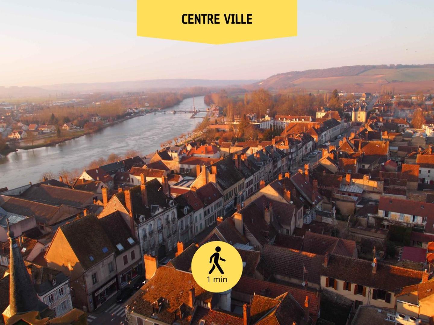 L'Expedition - Best Keys - Experience Unique - Deco Immersive - Lit Queen Size & Canape Convertible - Centre Ville - Netflix & Wifi Illimite - Check-In Autonome - Parking Gratuit Villeneuve-sur-Yonne Екстер'єр фото